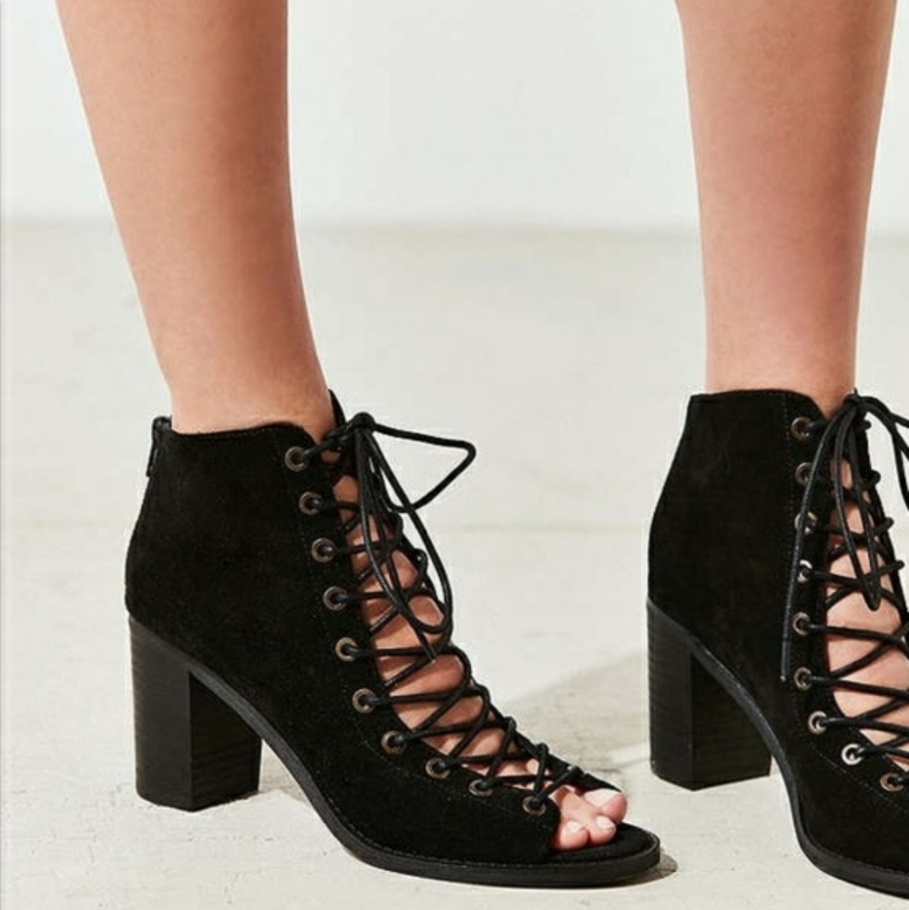 Jeffrey Campbell Cors Lace Up Bootie